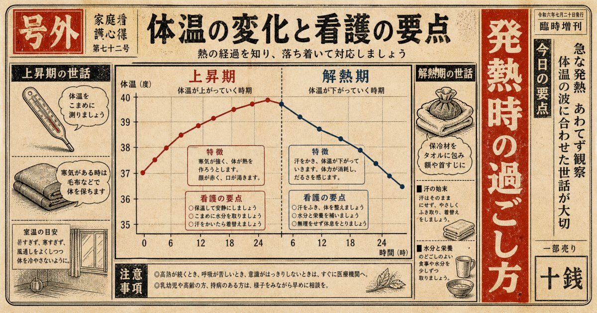発熱のメカニズムから見る「震えている時」と「上がりきった後」の違い