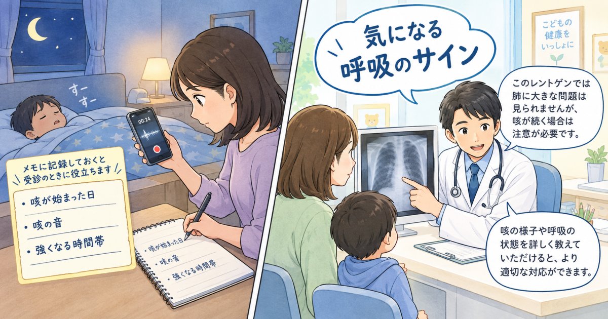 受診を急ぐべきサインと小児科を受診する際の確認事項