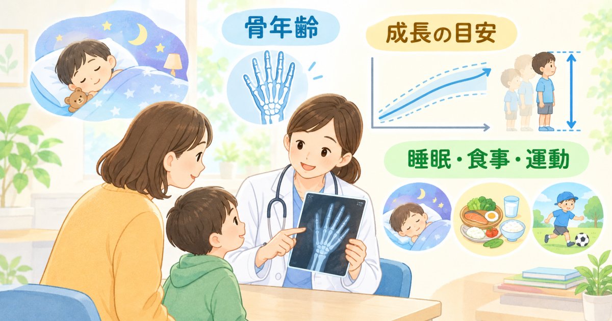 骨年齢でお子様の身長は予測可能？あと何cm伸びるか医師が解説