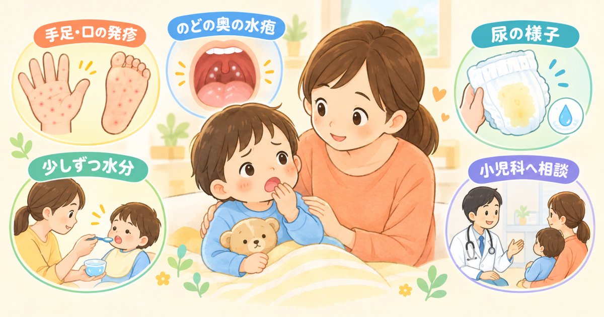 手足口病とヘルパンギーナの違いは？
